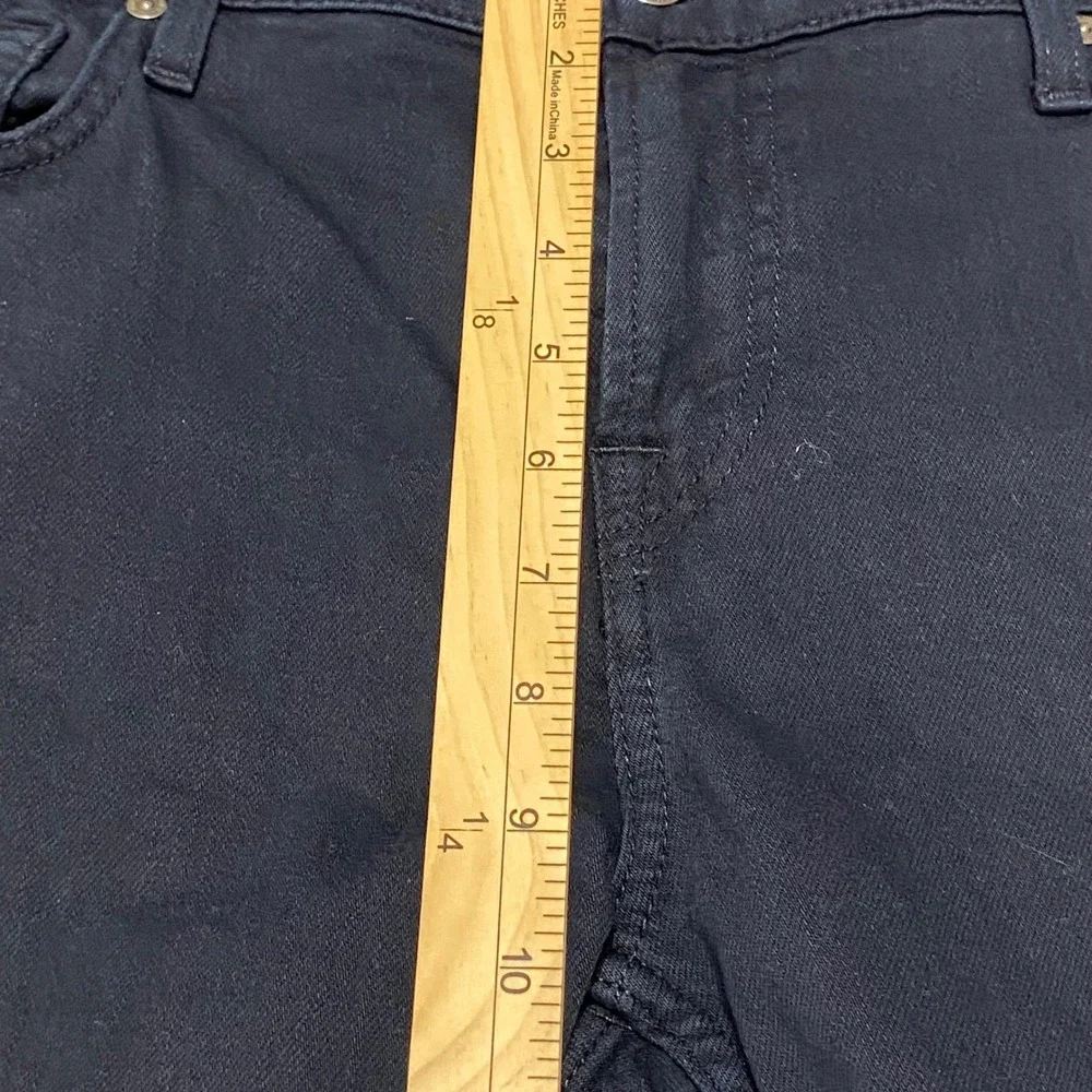 7 For All Mankind Paxtyn Black Skinny Jeans Size 34 Mens